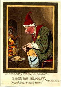 Toasting Muffins, Vide Royal Breakfast (BM 1868,0808.6129)