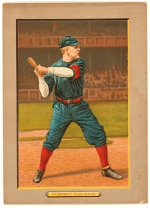 Tom Downey, Cincinnati Reds, baseball card portrait LCCN2007685619