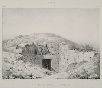 Tombeau d'Agamemnon à Mycènes - Rey Etienne - 1867