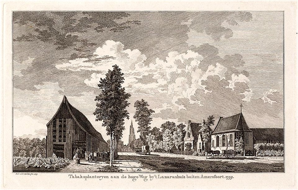 Tobacco Barn at the Hogeweg in Amersfoort. Paul van Liender, 1759