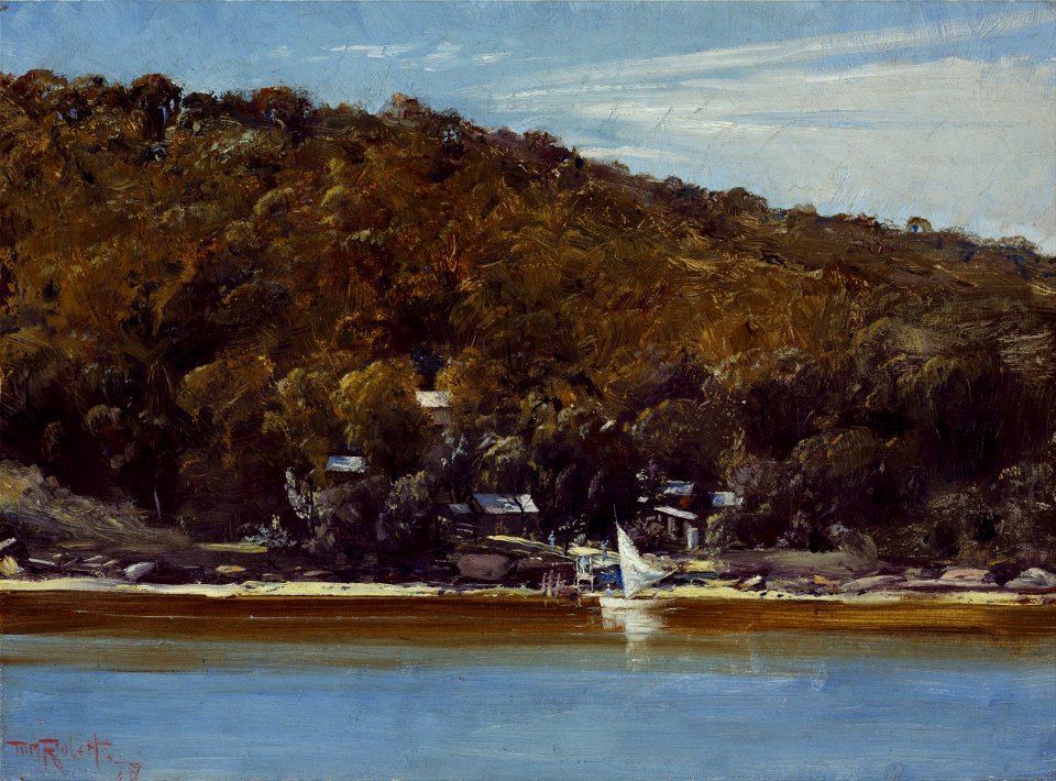 Tom Roberts - The camp, Sirius Cove - Google Art Project