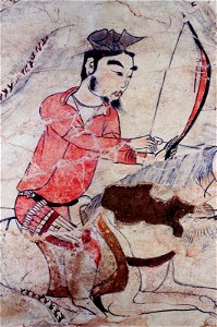 Tomb of Northern Qi Dynasty in Jiuyuangang, Xinzhou, Mural 12