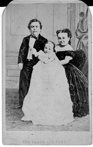 Tom Thumb and family, 1865