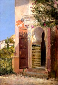 Tom Roberts, 1883 - A moorish doorway