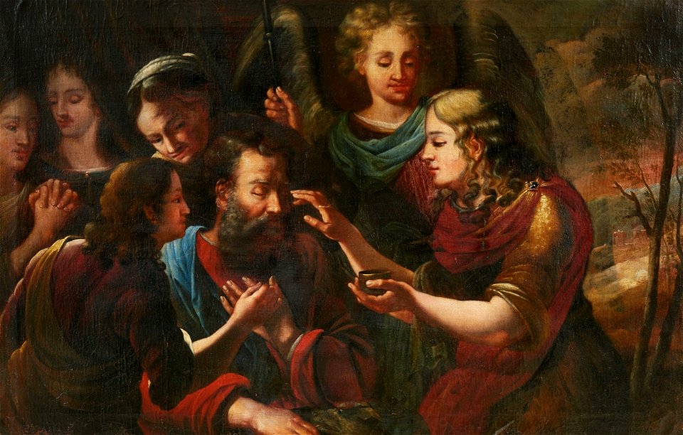 Tobias heilt seinen blinden Vater mit der Galle des Fisches