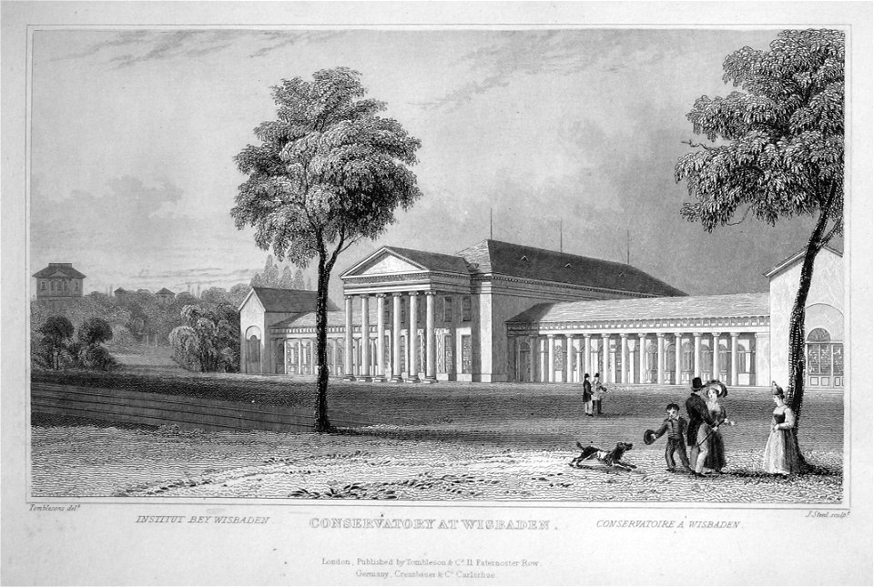 Tombleson Wiesbaden Kurhaus