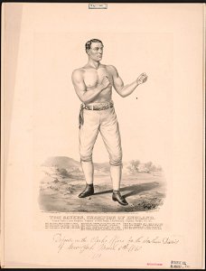 Tom Sayers, champion of England- born at Pimlico, near Brighton, England, in 1826, height 5 feet 8 inches, fighting weight, 150 lbs. LCCN2002697147