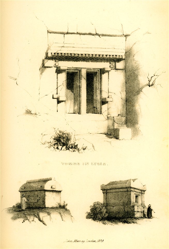 Tombs in Lycia - Fellows Charles - 1839