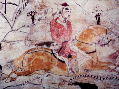 Tomb of Northern Qi Dynasty in Jiuyuangang, Xinzhou, Mural 15