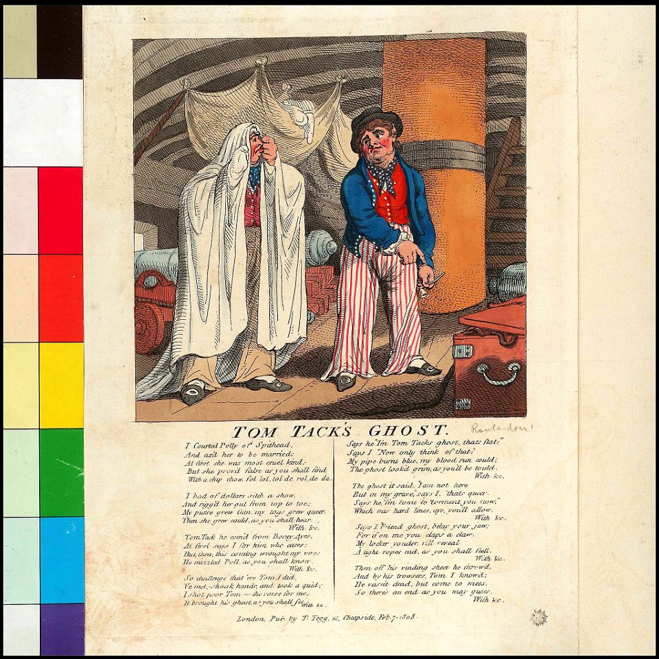 Tom Tack's Ghost (caricature) RMG PX8596