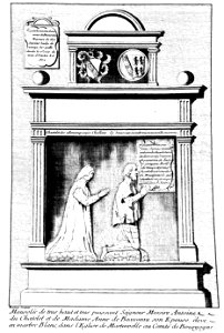 Tombeau d'Antoine II du Châtelet et de son épouse Anne de Beauvau