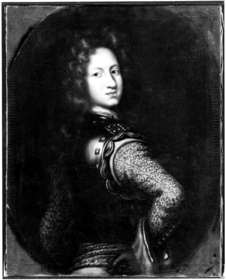 Toegeschreven aan David Klöcker Ehrenstrahl - Portret van Karl XII (1682-1718), koning van Zweden - NMGrh 2264 - National Portrait Gallery of Sweden