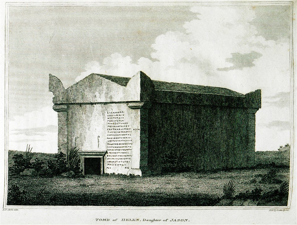 Tomb of Helen, Daughter of Jason - Clarke Edward Daniel - 1824