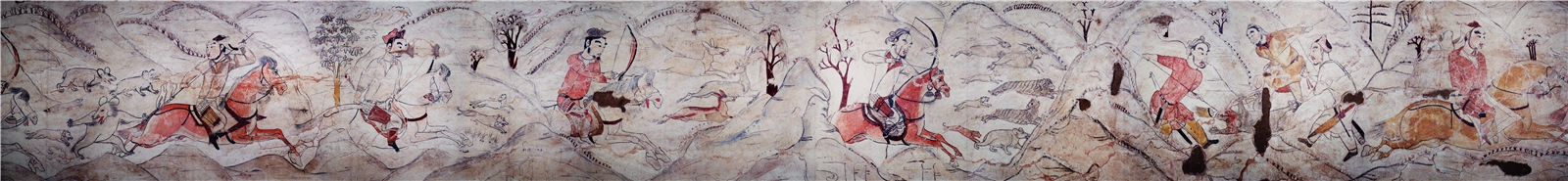 Tomb of Northern Qi Dynasty in Jiuyuangang, Xinzhou, Mural 01