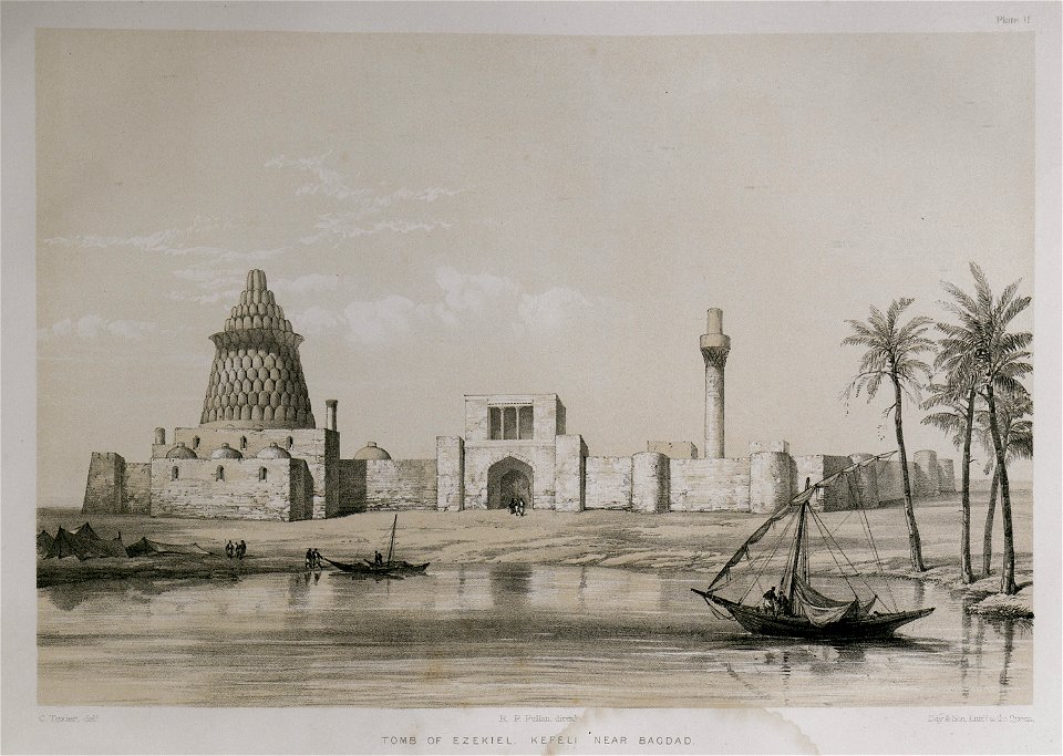 Tomb of Ezekiel Kefeli near Bagdad - Texier Charles - 1864