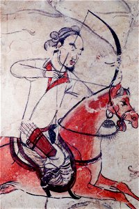 Tomb of Northern Qi Dynasty in Jiuyuangang, Xinzhou, Mural 13