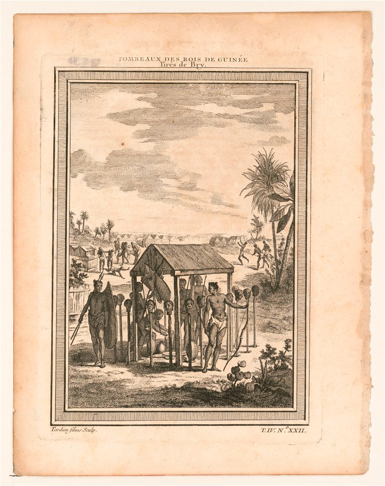 Tombeaux des rois de guinée. Tirés de bry LCCN2003689332