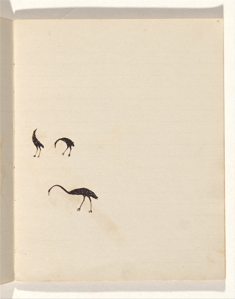 Tommy McRAE - Kwatkwat people - (Birds) Sketchbook mainly of activities of Aboriginals and Whites - Google Art Project