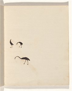 Tommy McRAE - Kwatkwat people - (Birds) Sketchbook mainly of activities of Aboriginals and Whites - Google Art Project