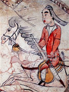 Tomb of Northern Qi Dynasty in Jiuyuangang, Xinzhou, Mural 03