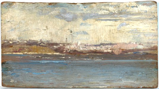 Tom Roberts - Harbourscape - Google Art Project. Free illustration for personal and commercial use.