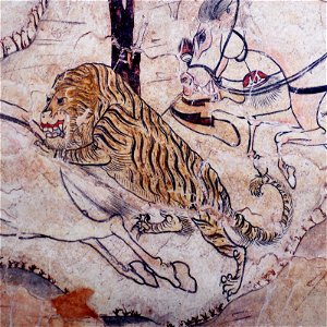 Tomb of Northern Qi Dynasty in Jiuyuangang, Xinzhou, Mural 31
