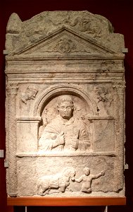 Tombstone of a cavalryman