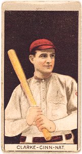 Tommy Clarke, Cincinnati Reds, baseball card portrait LCCN2008677973