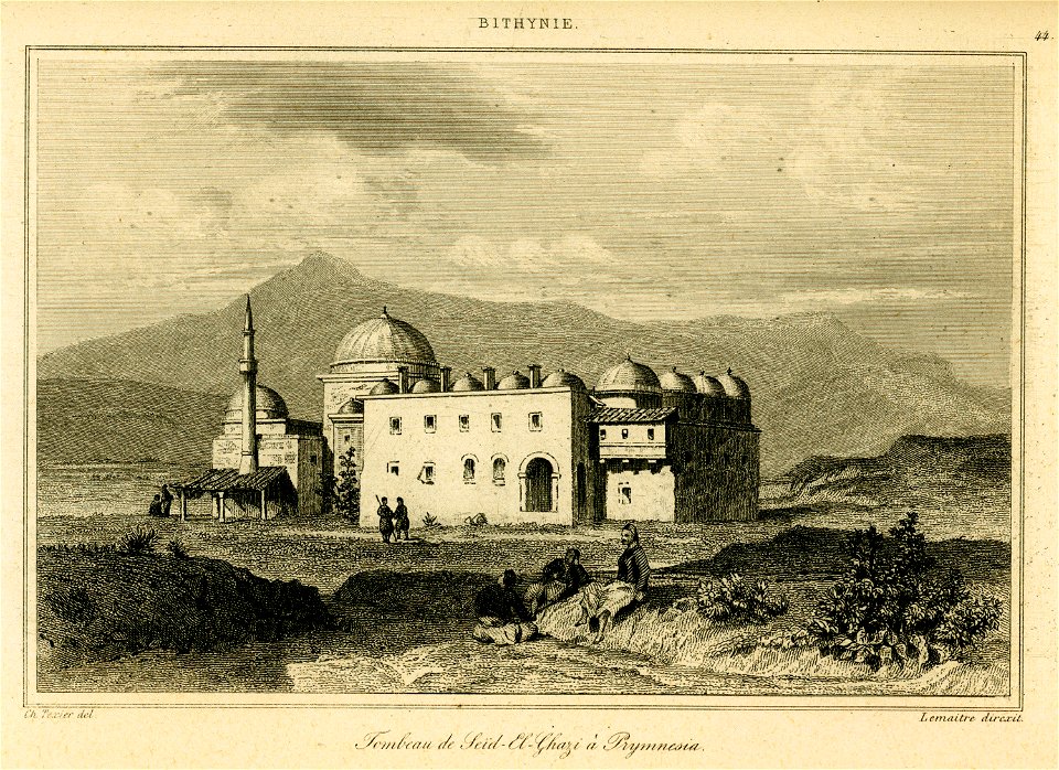 Tombeau de Seid el ghazi à Prymnesia - Texier Charles Félix Marie - 1882