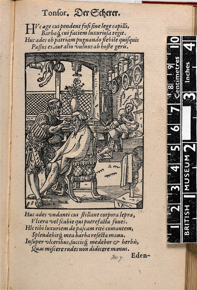 Tonsor. Der Scherer. (The Barber - The Surgeon) (BM 1904,0206.103.95)
