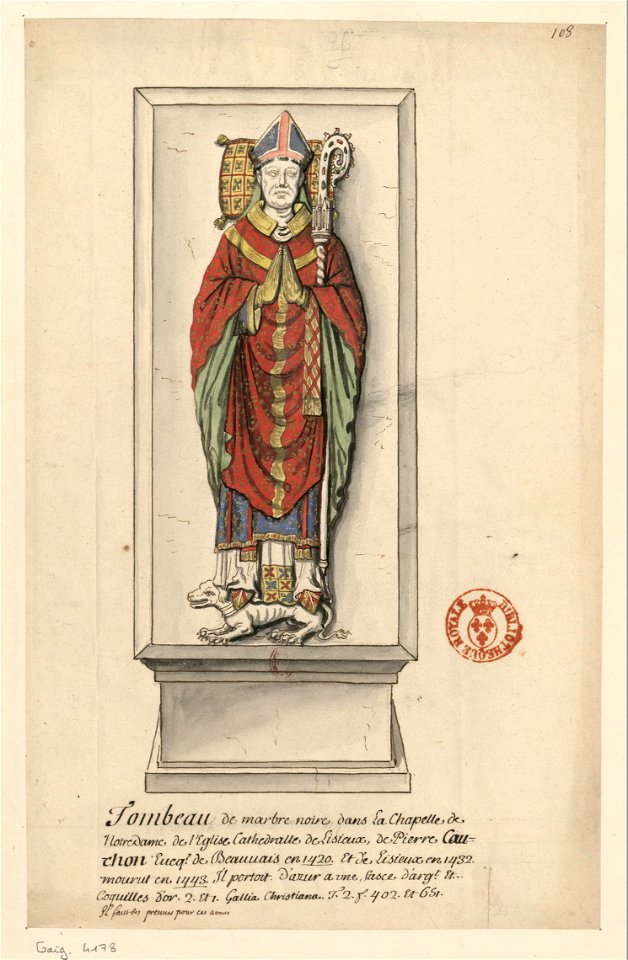 Tombeau de Pierre Cauchon (original)