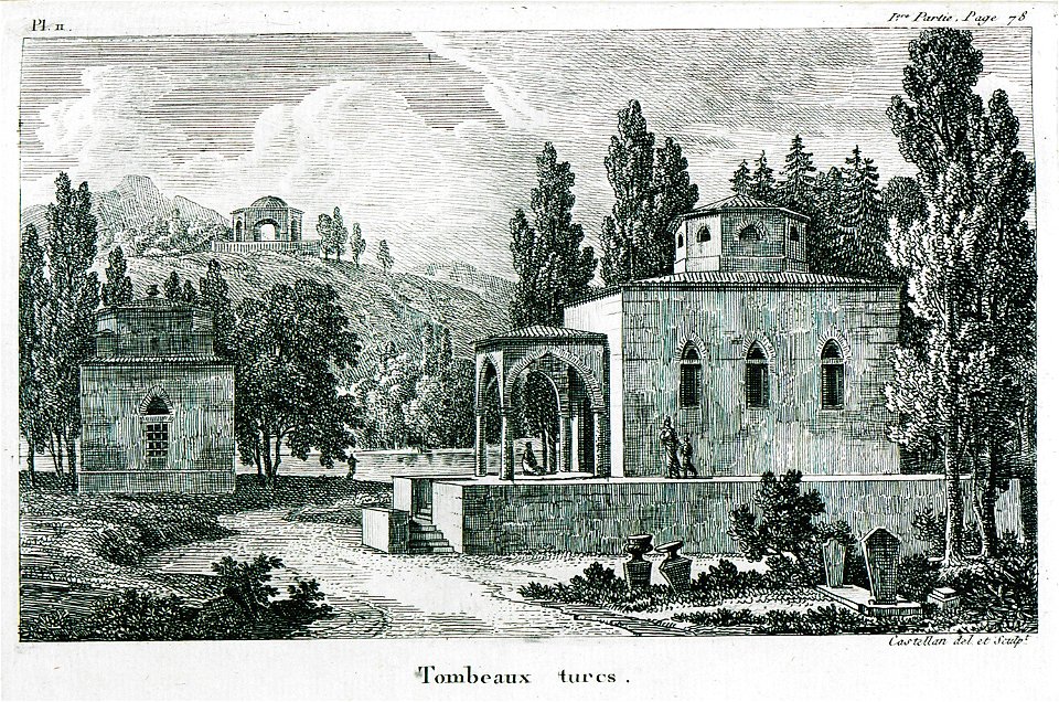 Tombeaux turcs - Castellan Antoine-laurent - 1808