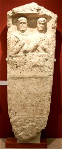 Tombstone of two native cavalrymen