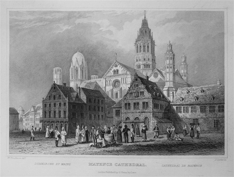 Tombleson Mainz Cathedral