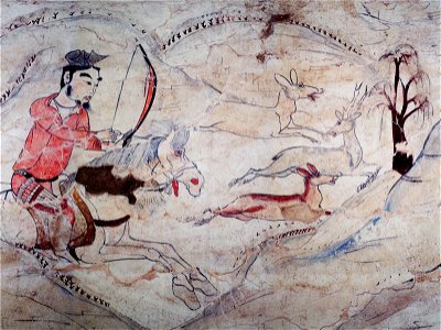 Tomb of Northern Qi Dynasty in Jiuyuangang, Xinzhou, Mural 27