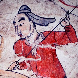 Tomb of Northern Qi Dynasty in Jiuyuangang, Xinzhou, Mural 34