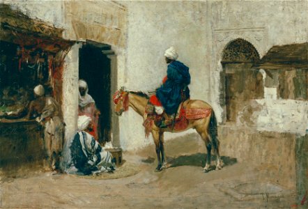 Tomàs Moragas - Moroccan on Horseback - Google Art Project