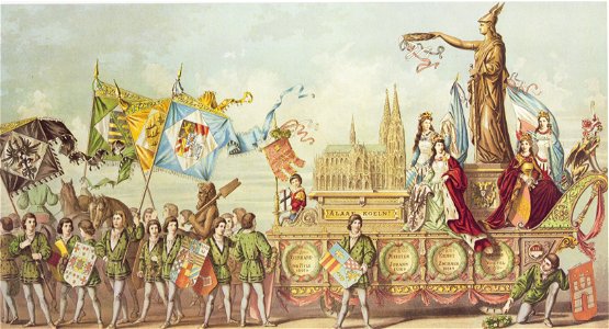Tony Avenarius, Historischer Festzug veranstaltet bei der Feier der Vollendung des Kölner Doms 28