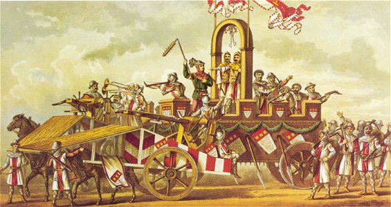 Tony Avenarius, Historischer Festzug veranstaltet bei der Feier der Vollendung des Kölner Doms 9