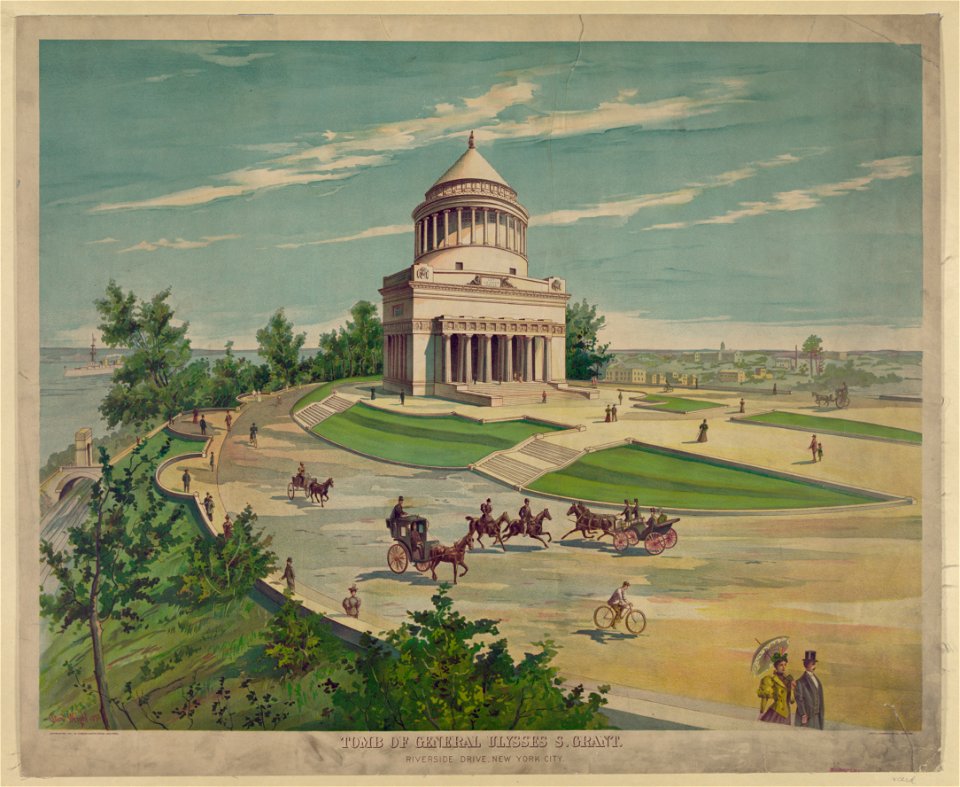 Tomb of General Ulysses S. Grant, Riverside Drive, New York City - Grant Wright, 1897. LCCN93503161