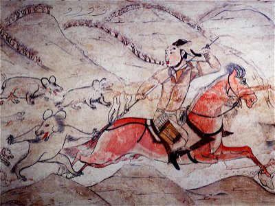 Tomb of Northern Qi Dynasty in Jiuyuangang, Xinzhou, Mural 29