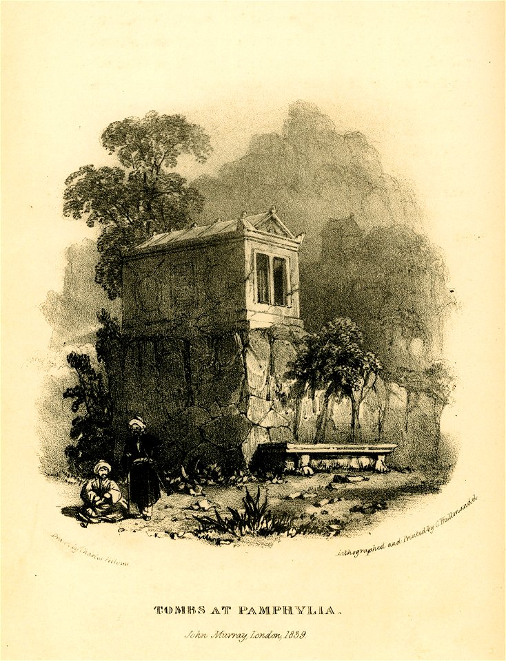 Tombs at Pamphylia - Fellows Charles - 1839
