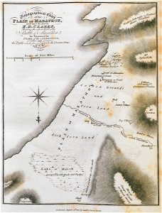 Topographical chart of the Plain of Marathon - Clarke Edward Daniel - 1816