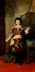 Portrait of a Girl by Gyula Tornai, 1892