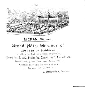 Tony Grubhofer Meranerhof 1899