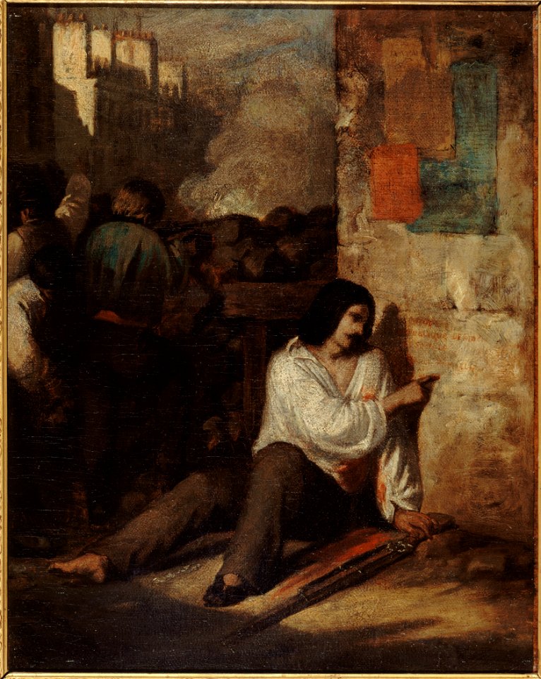 Tony Johannot - Épisode de la révolution de 1848 - P1464 - Musée Carnavalet