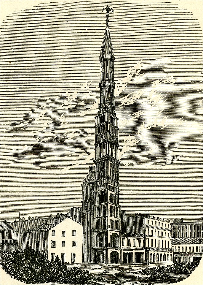 Torino campanile della chiesa di N S del Suffragio