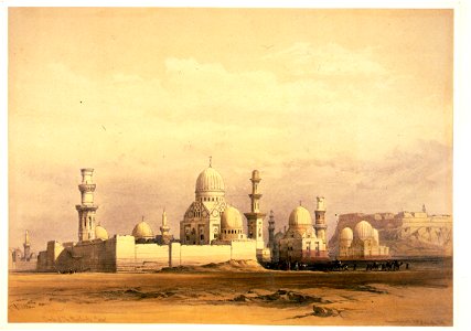 Tombs of the Memlooks, Cairo-David Roberts