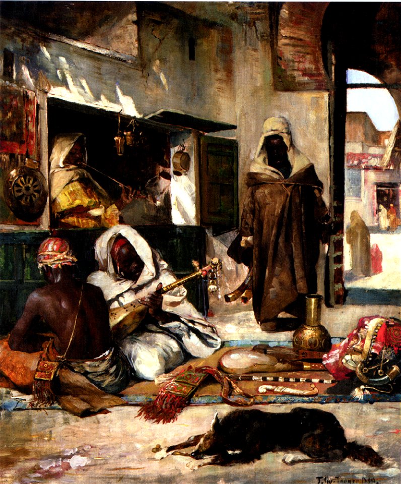 Tornai An Arms Merchant in Tangiers 1890
