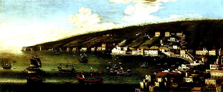 Tommaso Ruiz (active c.1710-c.1760) - The Bay of Naples Looking towards Posillipo - 138306.3 - National Trust